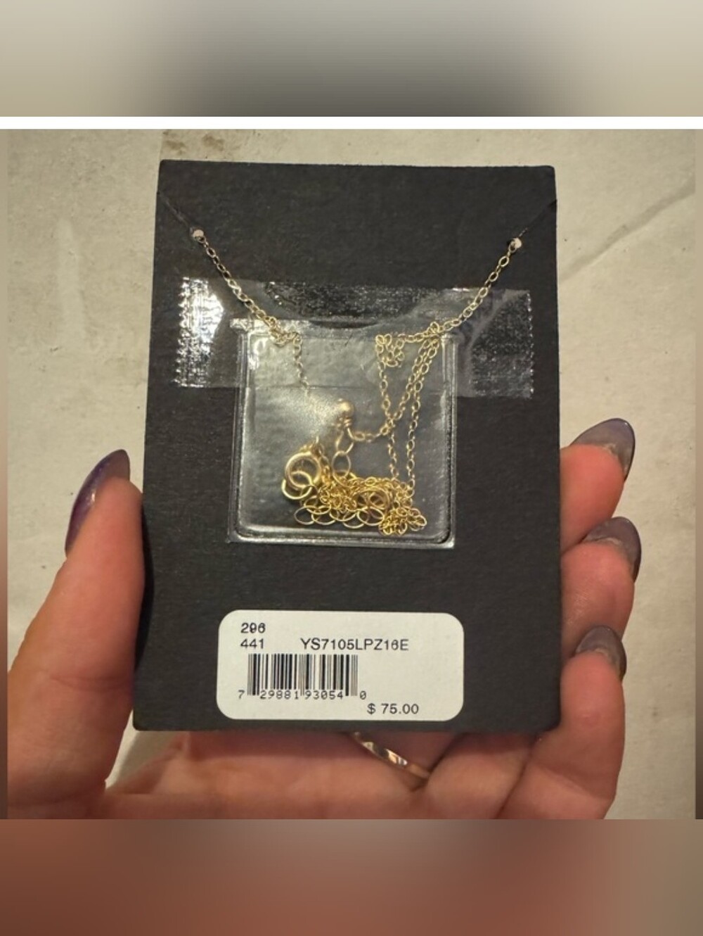 NWT Aqua Sterling Silver Necklace - Picture 3 of 3